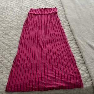 Strapless dress